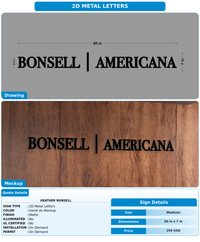 CUSTOM MOCKUP SIGN FOR Heather Bonsell