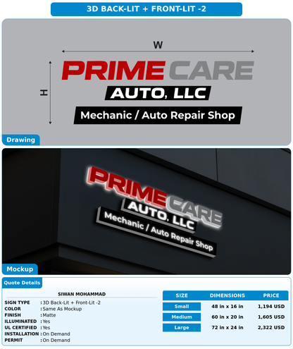 CUSTOM MOCKUP SIGN FOR Siwan Mohammad