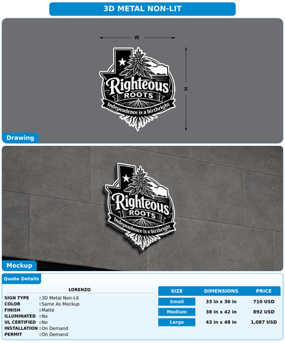 CUSTOM MOCKUP SIGN FOR Lorenzo