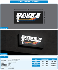 CUSTOM MOCKUP SIGN FOR Robert Duncan
