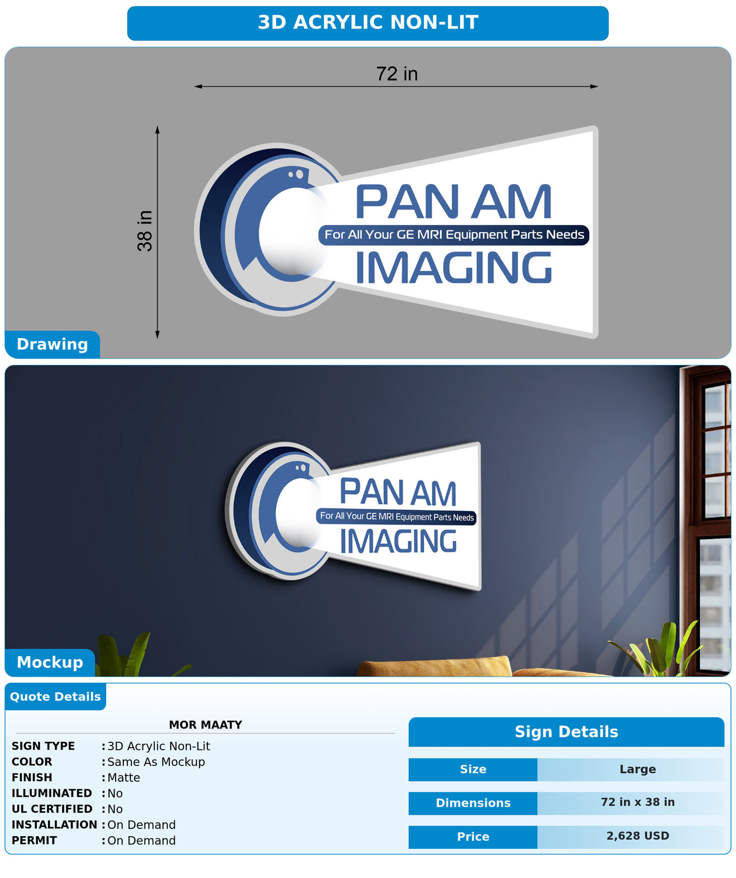 CUSTOM MOCKUP SIGN FOR MOR Maaty
