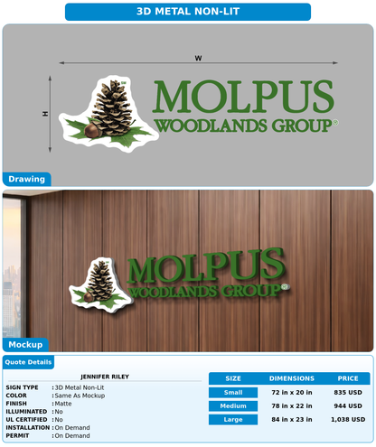CUSTOM MOCKUP SIGN FOR Jennifer Riley