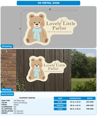 CUSTOM MOCKUP SIGN FOR Courtney Hanson