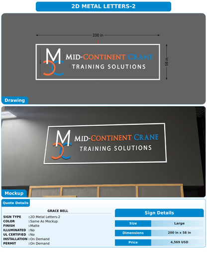 CUSTOM MOCKUP SIGN FOR Grace Bell