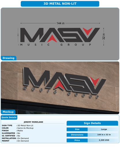CUSTOM MOCKUP SIGN FOR Jeremy Moreland