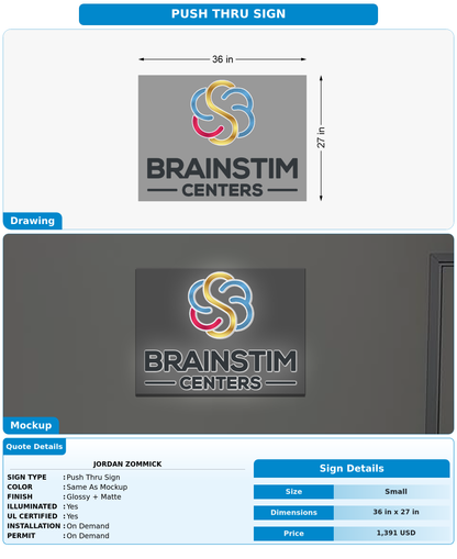 CUSTOM MOCKUP SIGN FOR Jordan Zommick