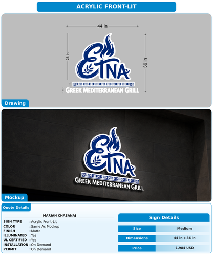 CUSTOM MOCKUP SIGN FOR Marian Chasanaj