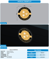 CUSTOM MOCKUP SIGN FOR Kellie Fitzpatrick