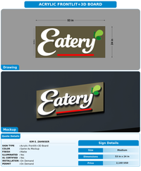 CUSTOM MOCKUP SIGN FOR Kim E. Zahniser
