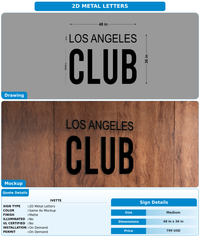 CUSTOM MOCKUP SIGN FOR Ivette