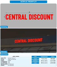 CUSTOM MOCKUP SIGN FOR Jamil ahmed