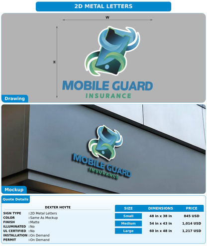 CUSTOM MOCKUP SIGN FOR Dexter Hoyte