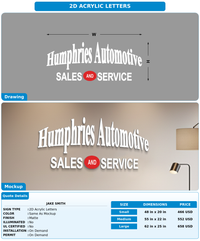 CUSTOM MOCKUP SIGN FOR Jake Smith