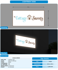 CUSTOM MOCKUP SIGN FOR Susan Sirrieh