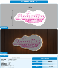 CUSTOM MOCKUP SIGN FOR Desiree prater