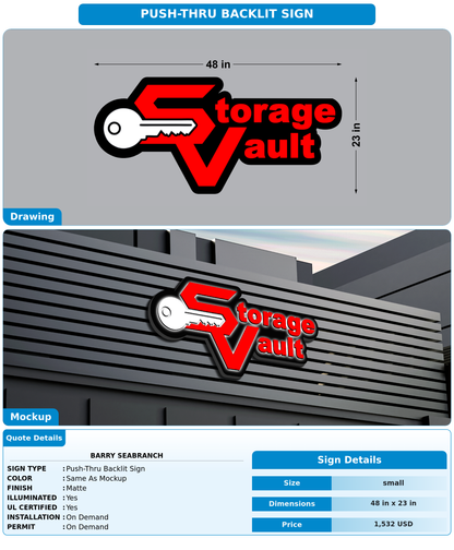 CUSTOM MOCKUP SIGN FOR Barry Seabranch