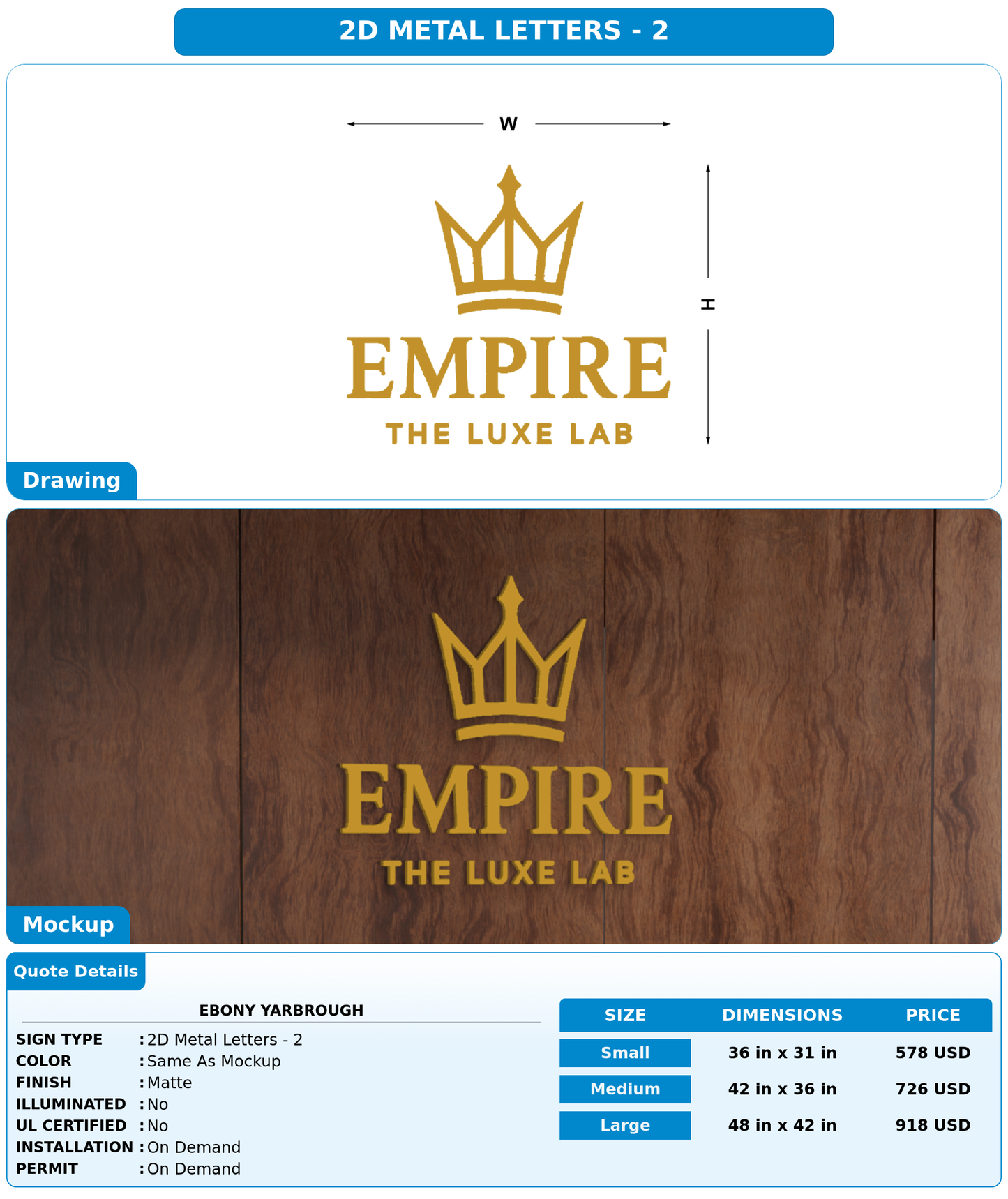 CUSTOM MOCKUP SIGN FOR Ebony Yarbrough