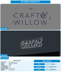 CUSTOM MOCKUP SIGN FOR Nicole Craft