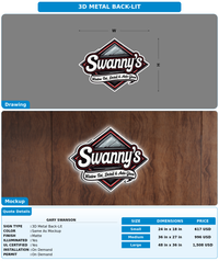 CUSTOM MOCKUP SIGN FOR Gary  Swanson