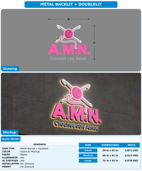 CUSTOM MOCKUP SIGN FOR Adamaris