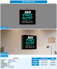 CUSTOM MOCKUP SIGN FOR John Wick
