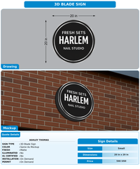 CUSTOM MOCKUP SIGN FOR Ashley Thomas