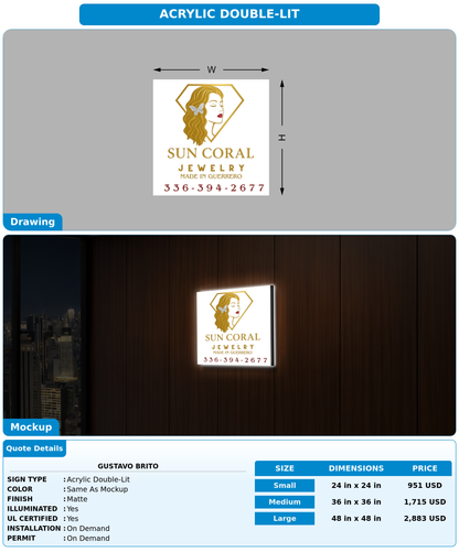 CUSTOM MOCKUP SIGN FOR Gustavo Brito