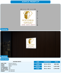CUSTOM MOCKUP SIGN FOR Gustavo Brito