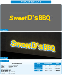 CUSTOM MOCKUP SIGN FOR Deshauna Powell