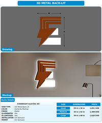 CUSTOM MOCKUP SIGN FOR Everbright Electric Inc