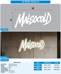 CUSTOM MOCKUP SIGN FOR DaJon Beard