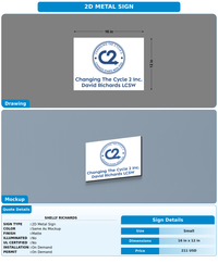 CUSTOM MOCKUP SIGN FOR Shelly Richards