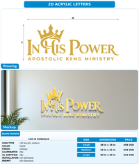 CUSTOM MOCKUP SIGN FOR Luis M Gonzales