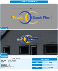 CUSTOM MOCKUP SIGN FOR JAMES  VITIELLO