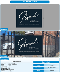 CUSTOM MOCKUP SIGN FOR Nick Arbogast