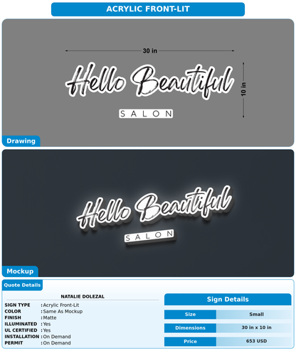 CUSTOM MOCKUP SIGN FOR Natalie Dolezal