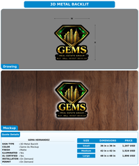 CUSTOM MOCKUP SIGN FOR Gema Hernandez