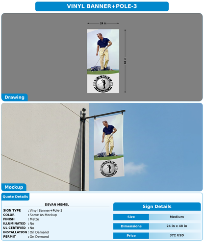 CUSTOM MOCKUP SIGN FOR Devan Memel