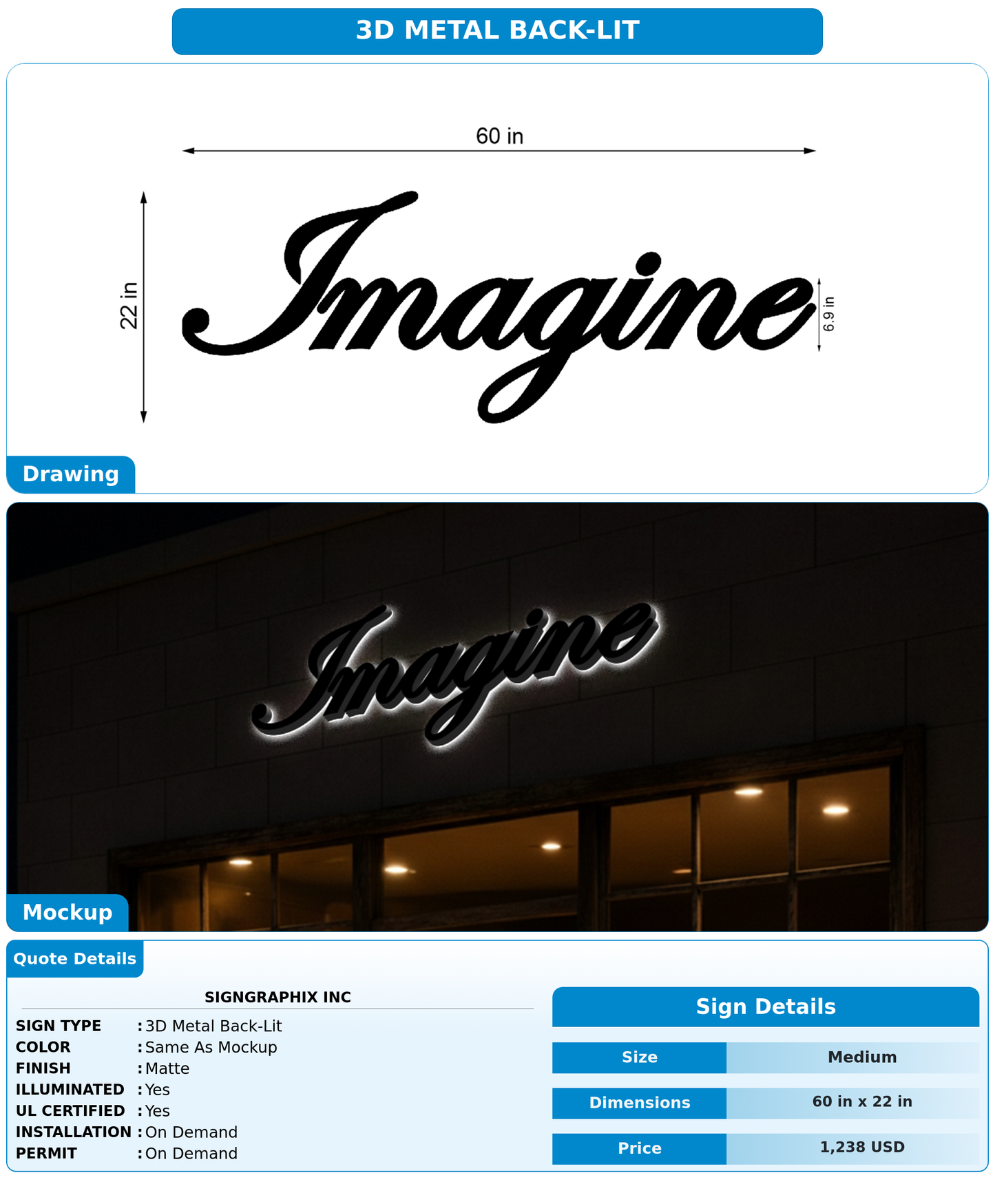 CUSTOM MOCKUP SIGN FOR signgraphix inc