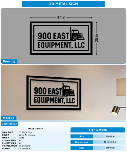 CUSTOM MOCKUP SIGN FOR Holly O'Brien