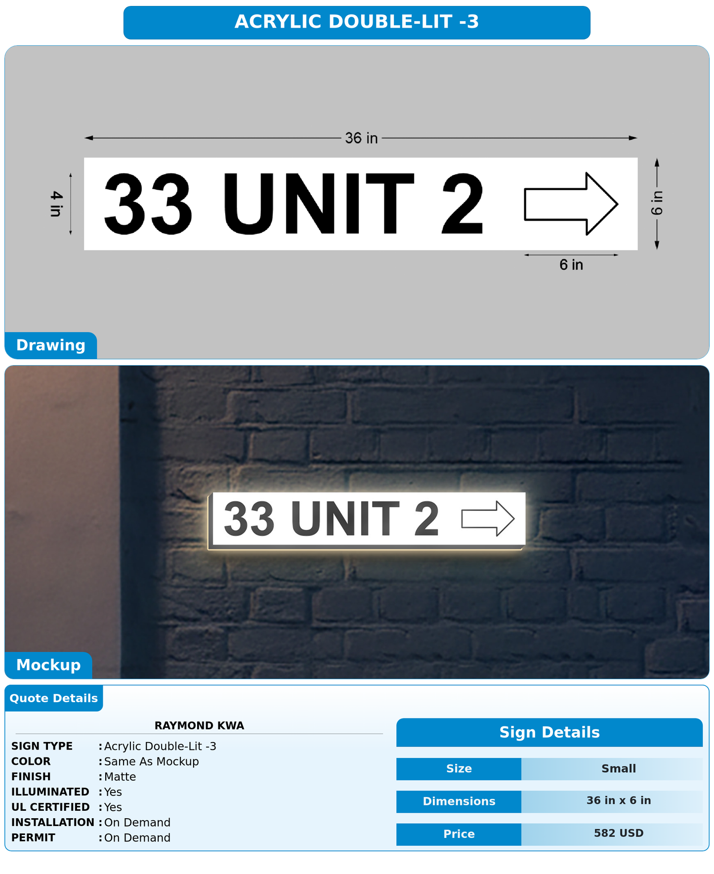 CUSTOM MOCKUP SIGN FOR Raymond Kwa