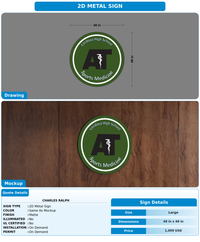 CUSTOM MOCKUP SIGN FOR Charles Ralph