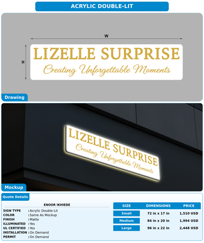 CUSTOM MOCKUP SIGN FOR Enoor Ikhiede