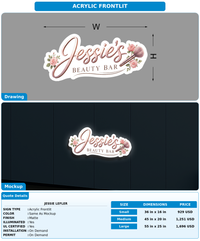 CUSTOM MOCKUP SIGN FOR Jessie Lefler