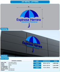 CUSTOM MOCKUP SIGN FOR Espinosa Herrera.