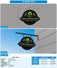 CUSTOM MOCKUP SIGN FOR Brad Marfell