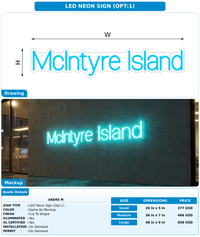 CUSTOM MOCKUP SIGN FOR Andre M