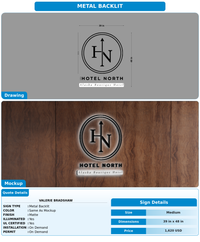 CUSTOM MOCKUP SIGN FOR Valerie Bradshaw