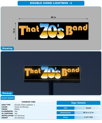CUSTOM MOCKUP SIGN FOR Shannon Cobb