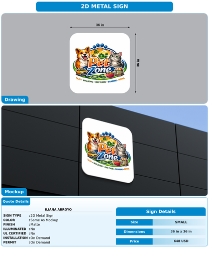 CUSTOM MOCKUP SIGN FOR iliana arroyo